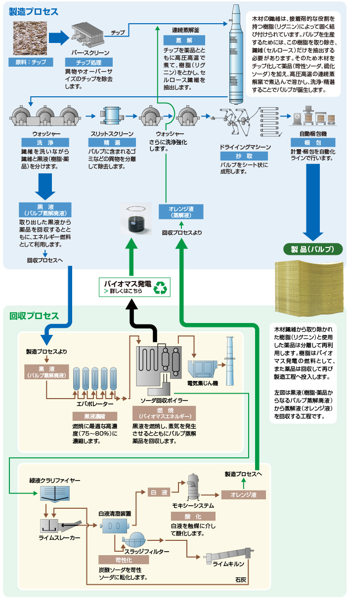 製造プロセスと回収・リサイクルプロセス